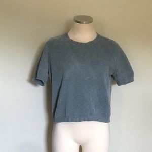 Blue/Green crop sweater - Kendall & Kylie